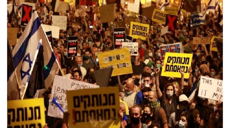 Акции протеста израильтян против политики Нетаньяху