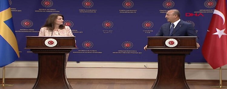 السويد تحث تركيا على الانسحاب من سوريا.. وأوغلو يردّ: أوروبا داعمة للإرهاب
