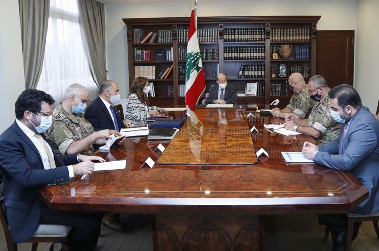 الرئيس عون يعلن مفاوضات ترسيم الحدود الجنوبية للبنان مع العدو الاسرائيلي