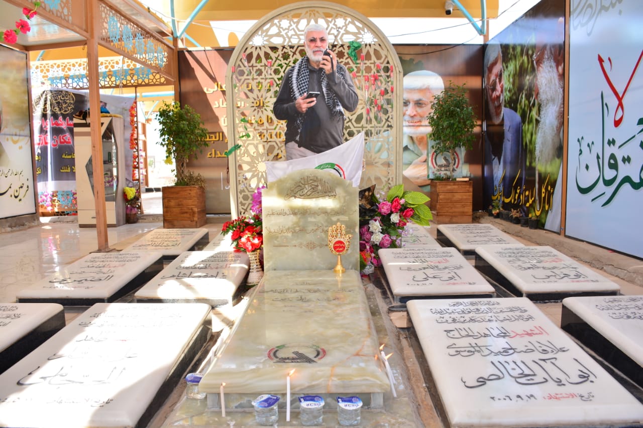 الحشد الشعبي يحبط محاولة لتفجير ضريح الشهيد"ابو مهدي المهندس" +(صور)