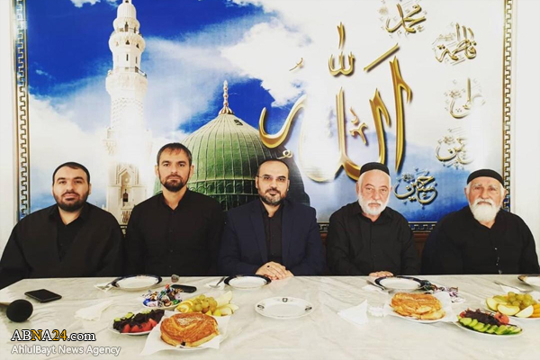 تقرير مصور/ مجلس عزاء أربعينية الامام الحسين (ع) في مدينة دربند الايرانية