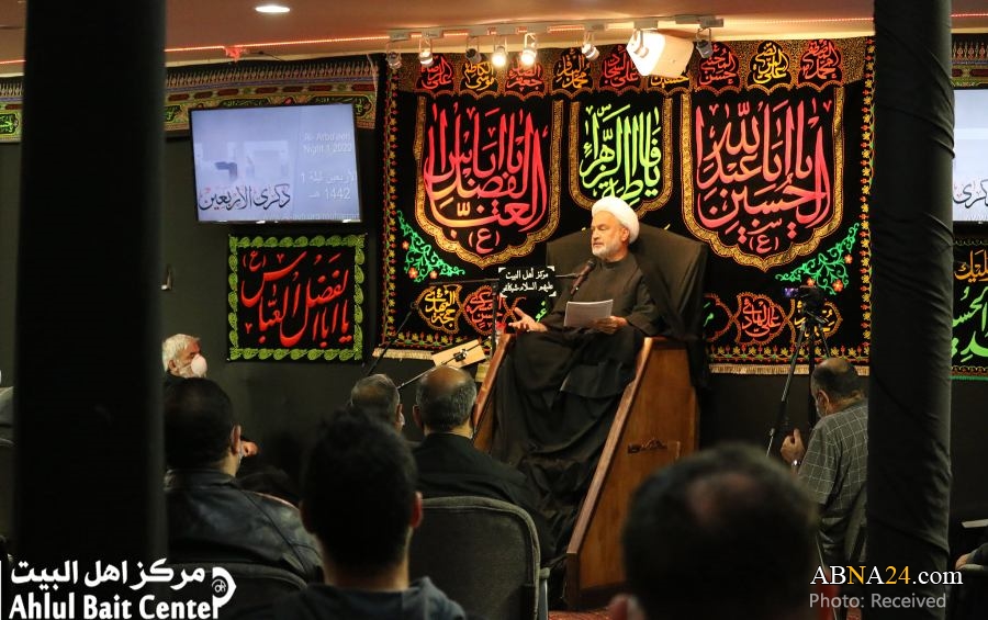 تقرير مصور/ مجلس عزاء أربعينية الامام الحسين (ع) في شيكاغو الامريكية