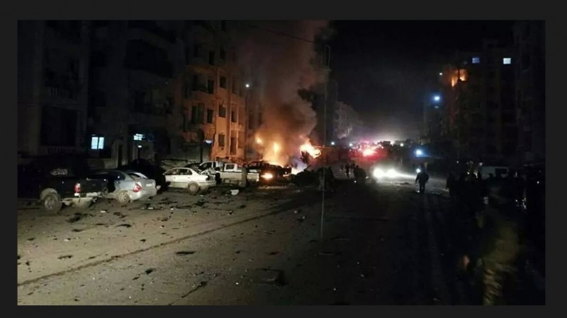 叙利亚北部恐怖组织武器库发生爆炸