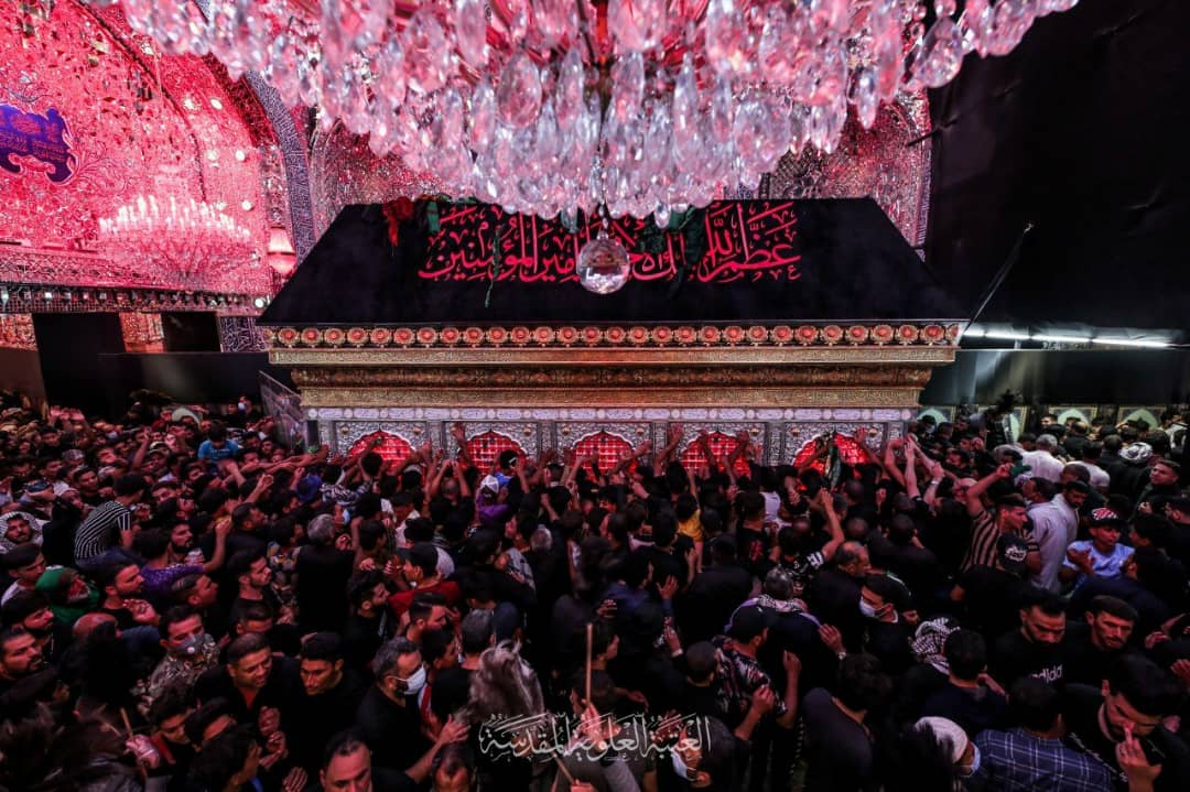 تقرير مصور/ حرم امير المؤمنين (ع) في اليوم 28 من صفر