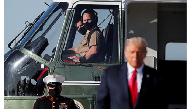 Фаучи: Отказ Трампа носить маску нелогичен