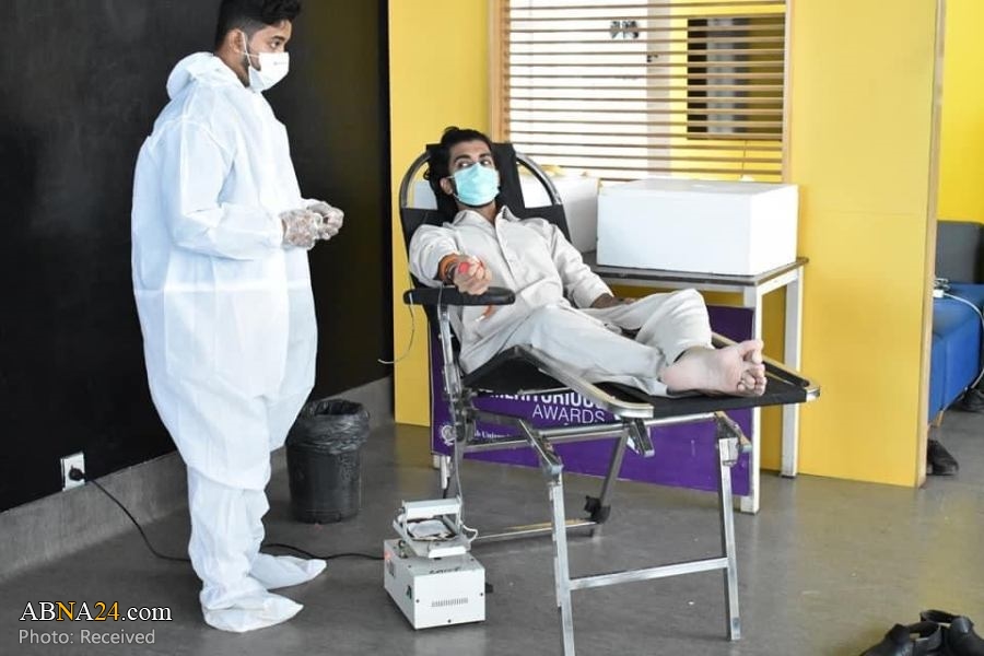 "Who Is Hussain?" Volunteers in Karachi, Pakistan Launch Blood Campaign; 41 pints  donated, Also 90 plant distributed 