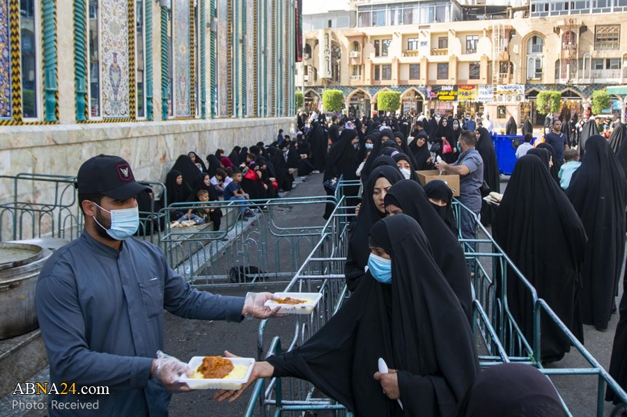 Hundreds of meals distributed by restaurant of al-Abbas Shrine to visitors during 28th Safar month