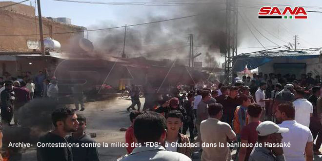 Trois hommes armés de la milice des « FDS » tués dans des attaques contre ses positions à Hassaké