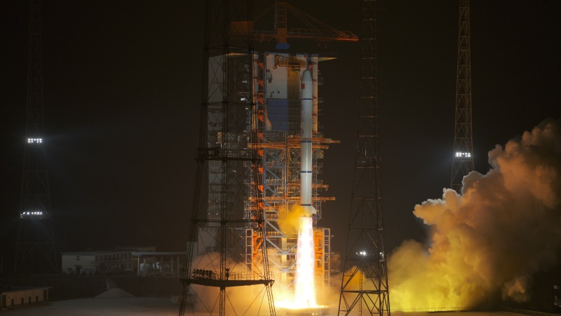 中国在西昌卫星发射中心成功发射遥感三十号07组卫星