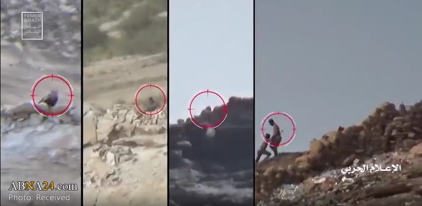 Video: Yemeni army sniping operations on border fronts against Saudi mercenaries 