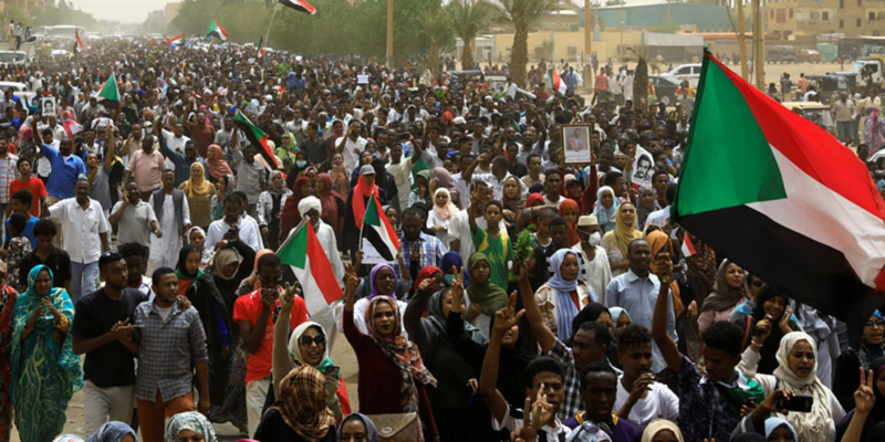 Al’ummar Kasar Sudan Sun Bude Fafutuka Gadan-dagan Domin Nuna Adawar Kulla Alakar Da Kasarsu Ta Yi Da HKI