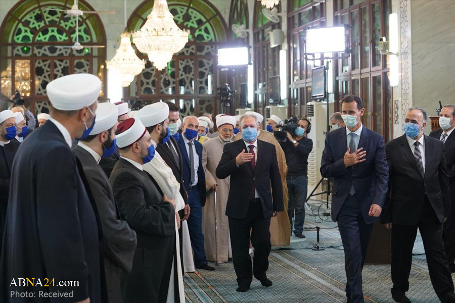 Syrian President participates in celebration of prophet Muhammad’s birthday