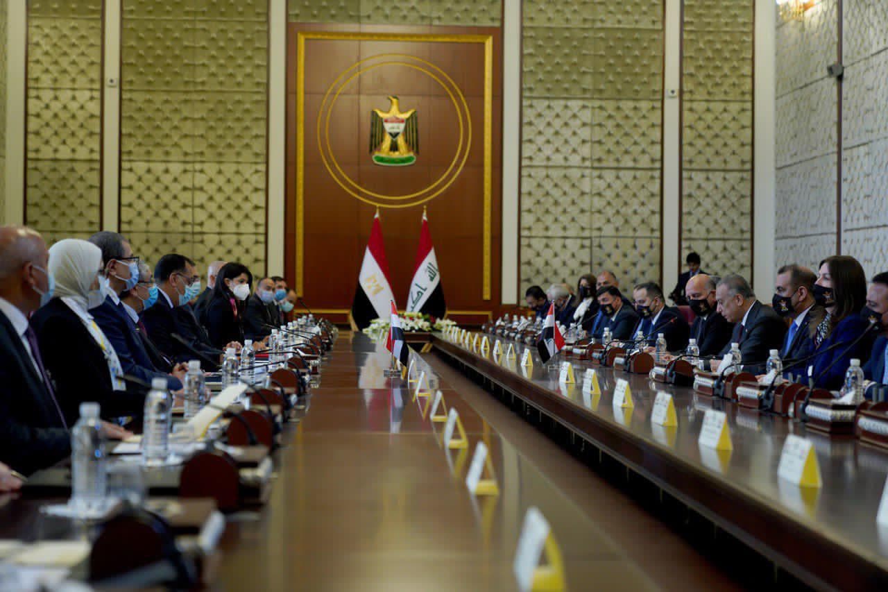 الكاظمي ومدبولي يترأسان مباحثات اللجنة العراقية المصرية المشتركة