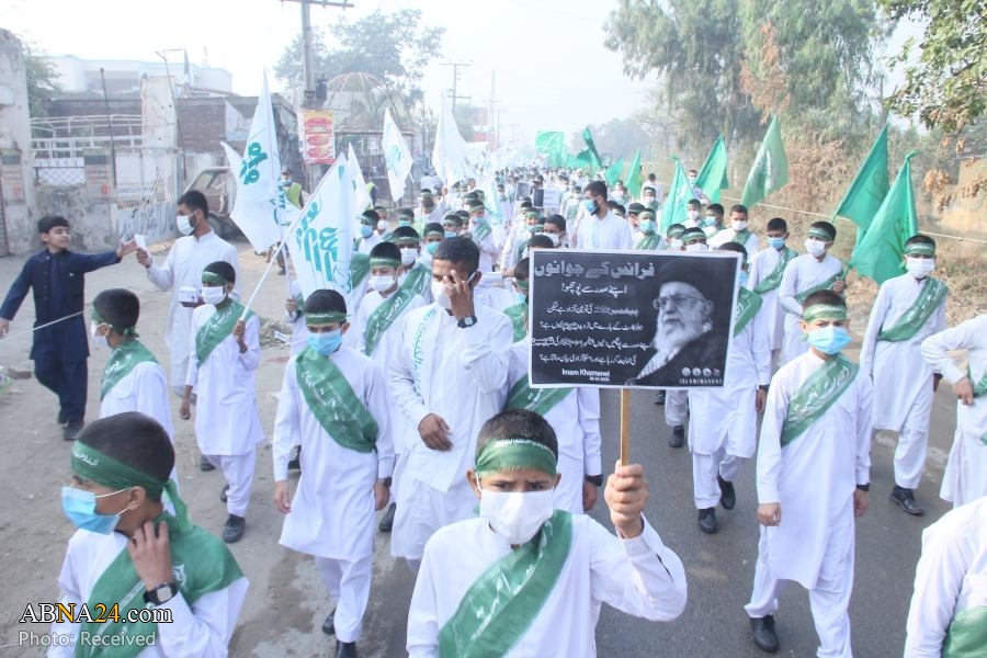 Photos: Great celebration of Prophet Muhammad birthday in Lahore, Pakistan / Participants strongly condemn French president's anti-Islamic actions