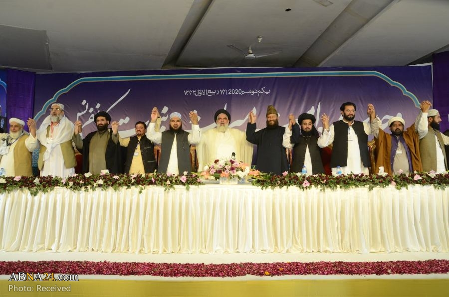 Photos 4: Shia, Sunni Brotherly Participate at Biggest Unity Conference in Lahore of Pakistan 