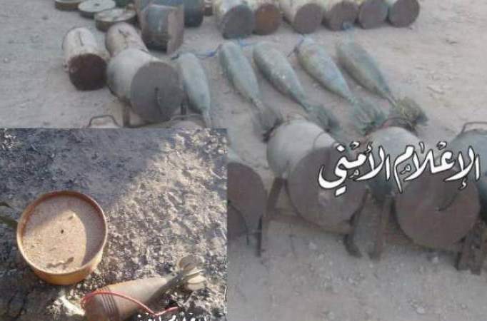 أمن البيضاء يعثر على 27 عبوة ناسفة من مخلفات التكفيريين 