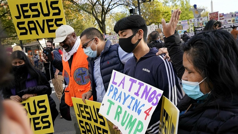 Митинг оппозиции Трампа перед Белым домом