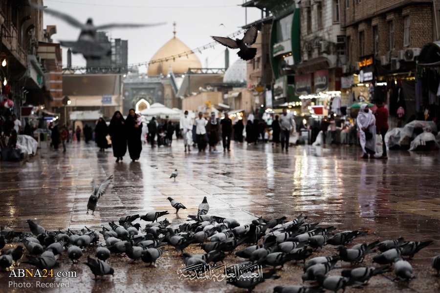 Photos: Autumn Rain Showers at Imam Ali Holy Shrine, Najaf