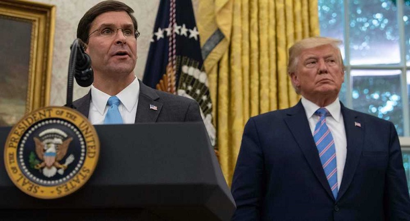 Jami’an Pentagon Na Ci Gaba Da Murabus Tun Bayan Da Trump Ya Kori Sakataren Tsaro