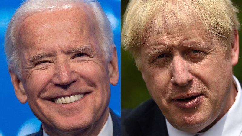英首相とバイデン氏が電話会談、米英関係や国際情勢について協議