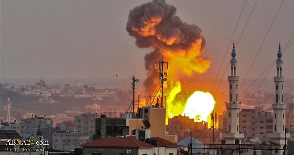 Israeli occupation army target different sites in besieged Gaza Strip