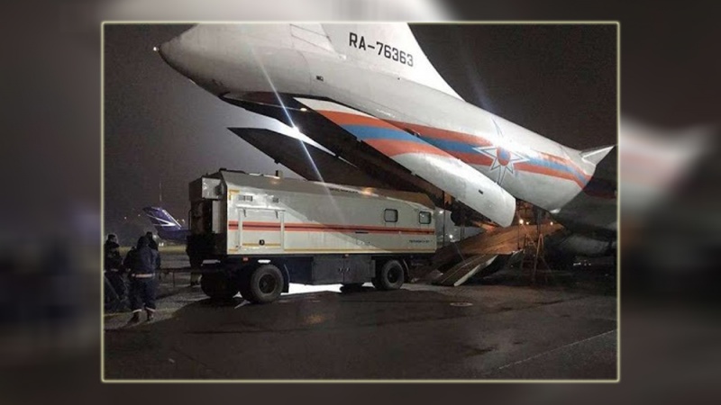 Русија һуманитар јардым карваны Дағлыг Гарабағ бөлҝәсинә ҝәлди
