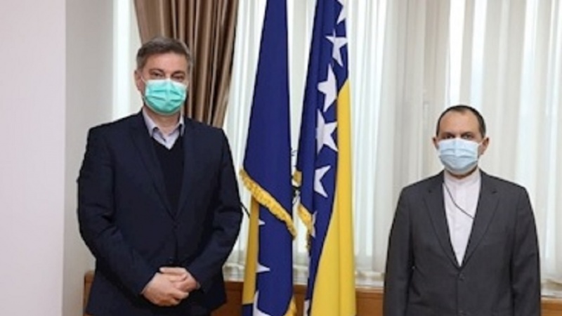     Zvizdić primio novog iranskog ambasadora