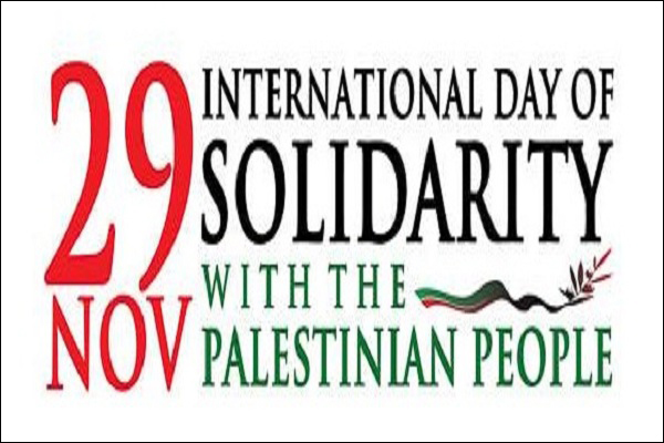 Int’l Day of Solidarity with Palestinian People to be marked Sunday