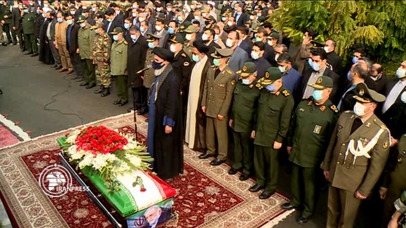 شہید فخری زادے کی نماز جنازہ ادا کر دی گئی
