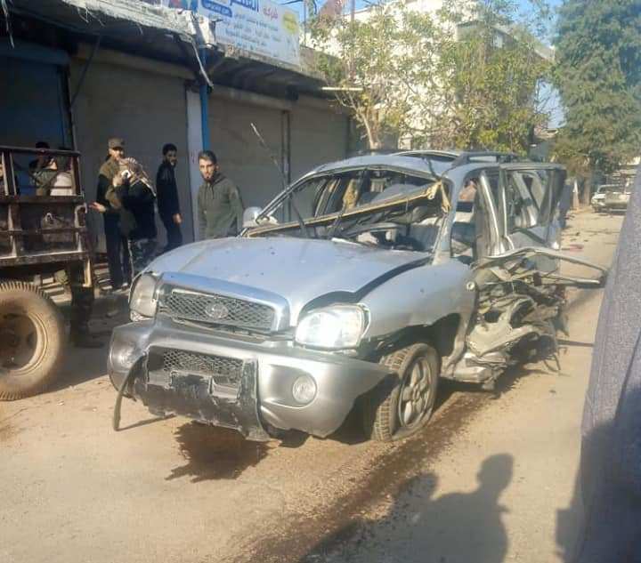 قتيل وجرحى بانفجار عبوة بسيارة في ريف حلب
