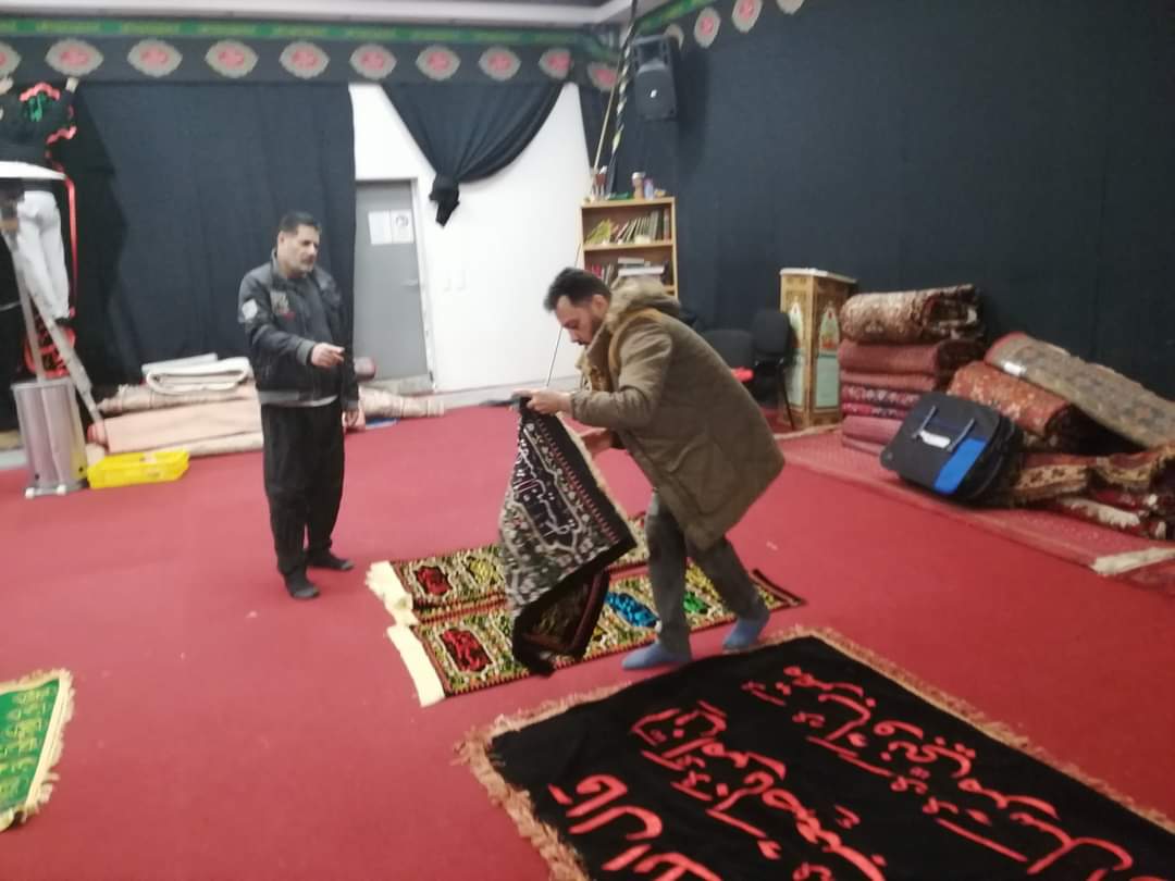 Photos: Preparing for Fatimiyah Days at Mawkeb Abess Shakiri in Cologne, Germany