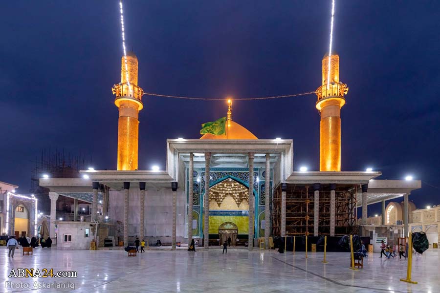 تقرير مصور / مشاهد جديدة عن حرم الامامين العسكريين في مدينة سامراء