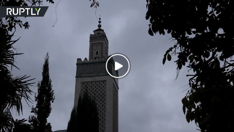巴黎大清真寺在宣礼声中重新开放+视频