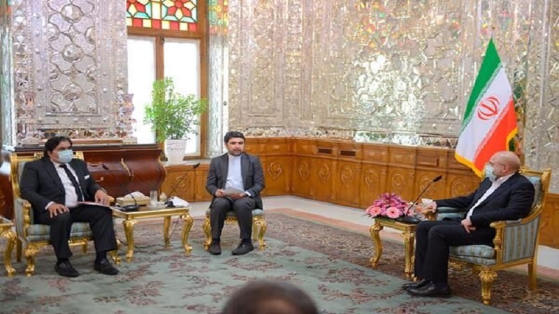 پارلیمنٹ اسپیکر سے پاکستانی سفیر کی ملاقات، تہران اسلام آباد باہمی تعاون پر تاکید