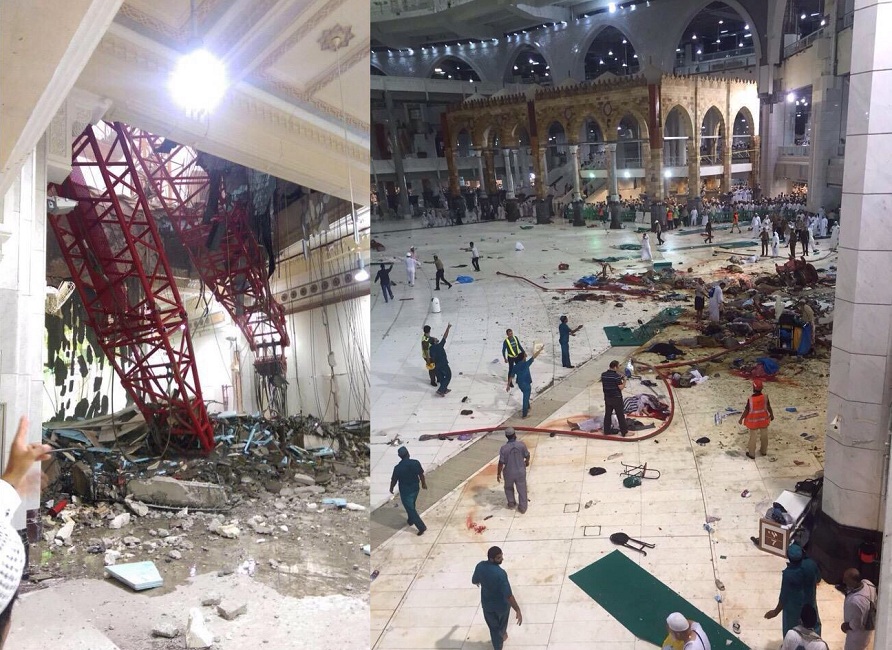 السعودية تبرئ جميع المتهمين بحادث "رافعة الحرم المكي"