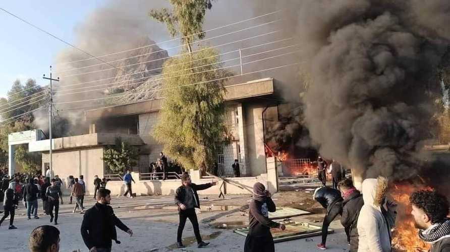 ارتفاع حصيلة ضحايا الاحتجاجات في السليمانية