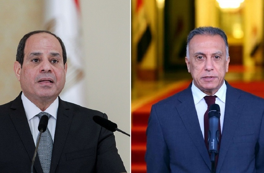 السيسي يتوجه الى العراق تلبية لدعوة مصطفى الكاظمي