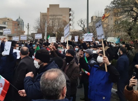 Tebriz'de Erdoğan protesto edildi