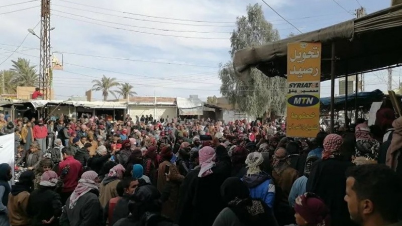 Siria, proteste contro gli arresti arbitrari perpetrati dalle forze Usa