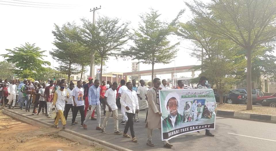 Photos: Free Zakzaky protest held in Abuja, Nigeria 17.Dec., 2020