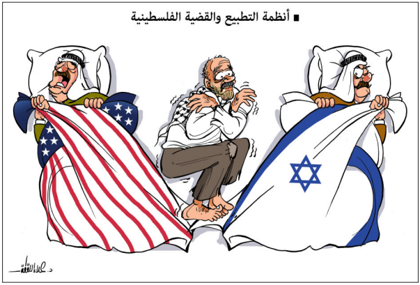 کاریکاتیر / أنظمة التطبيع والقضية الفلسطينية