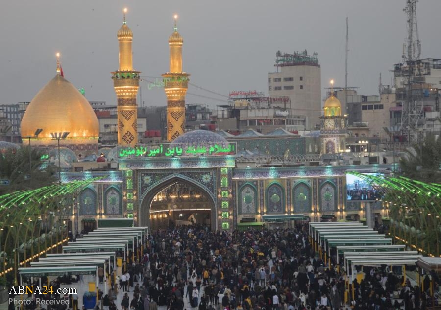 34 mobile parasols in square between two holy shrines in Karbala (+Photos)