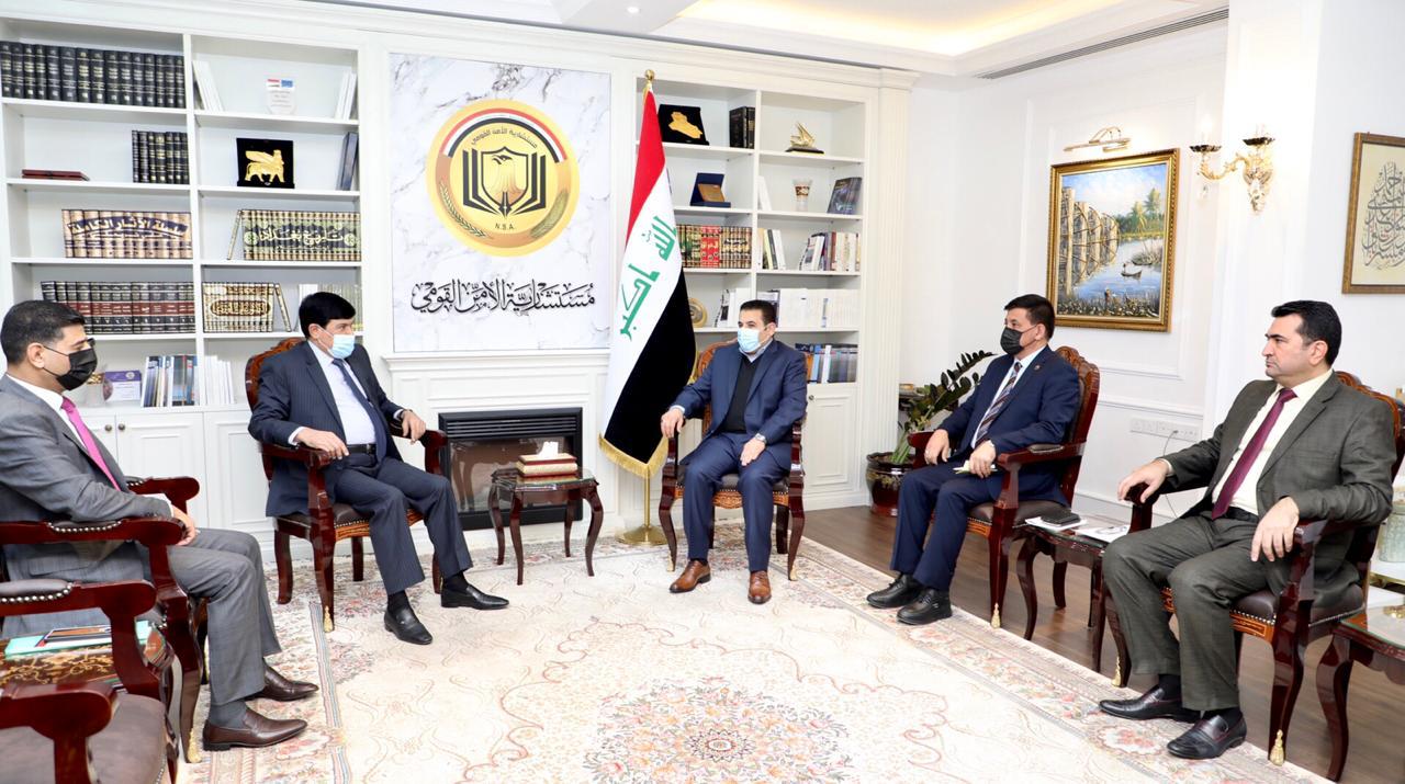 مستشار الأمن القومي يبحث مع السفير السوري التعاون والتنسيق الأمني المشترك 