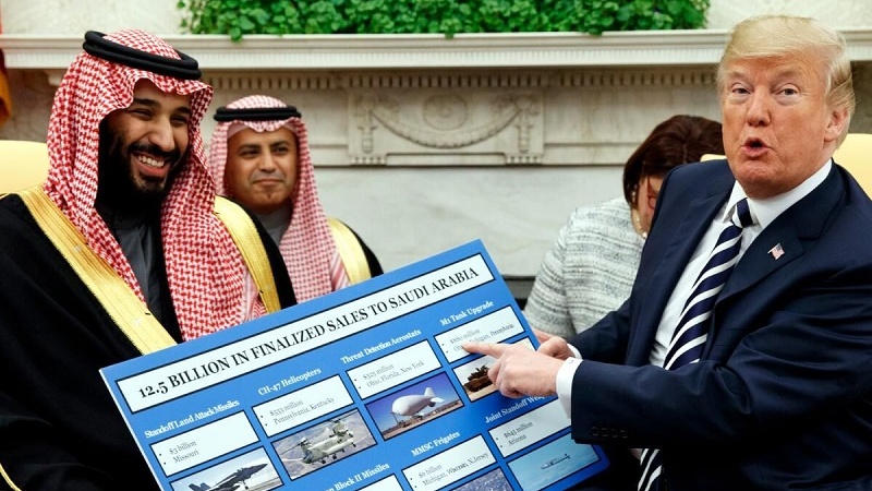 Усилия администрации Трампа по продаже боеприпасов Саудовской Аравии