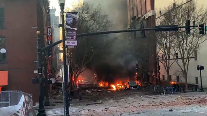 CNN: количество взрывчатых веществ в инциденте в Нэшвилле, США, беспрецедентно