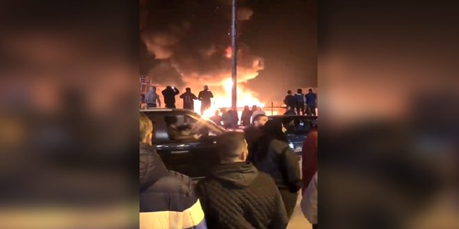 Dégâts matériels importants et des centaines de réfugiés syriens déplacés du fait d’un incendie éclaté dans leurs tentes dans la localité de Minieh au nord du Liban