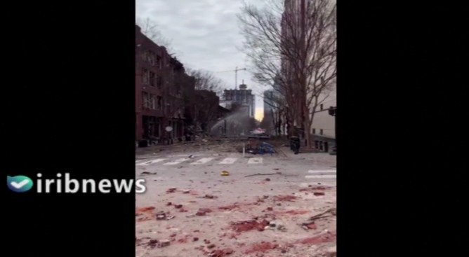 Am Weihnachtsmorgen: Heftige Explosion in US-Stadt Nashville