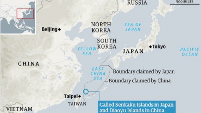 中国船只进入日本区域水域