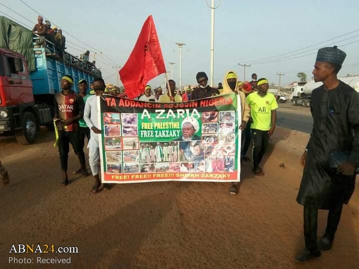Photos: Hundreds protest in Kaduna, Nigeria call Buhari to release Sheikh Zakzaky