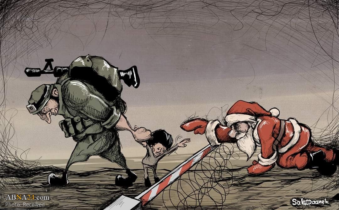 Cartoon: Merry Christmas for Palestinian kids at Israeli prisons
